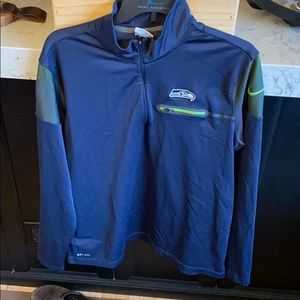 Onfield Seahawks quarter zip
